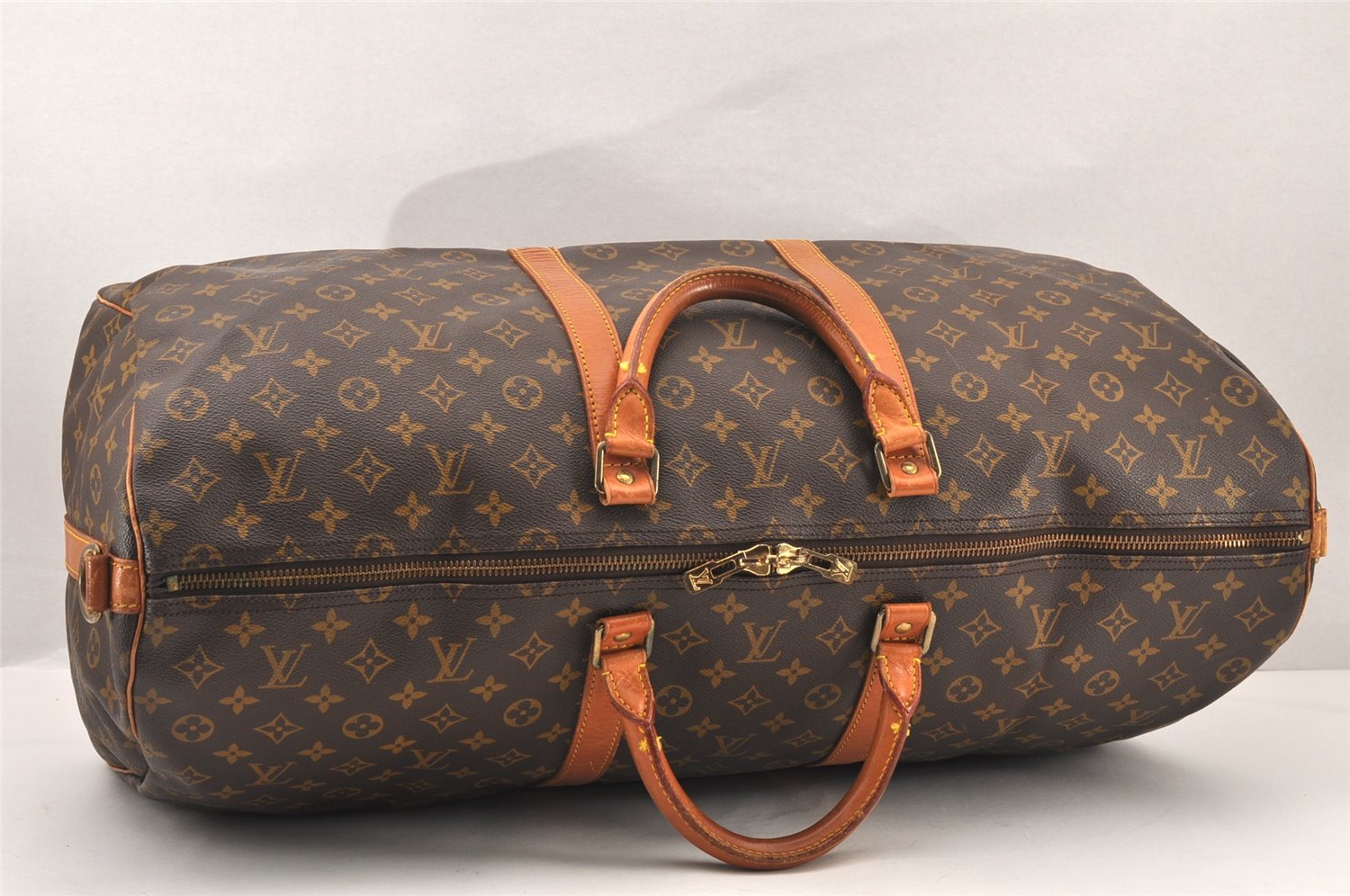 Authentic Louis Vuitton Monogram Keepall Bandouliere 60 M41412 Boston Bag 5335K