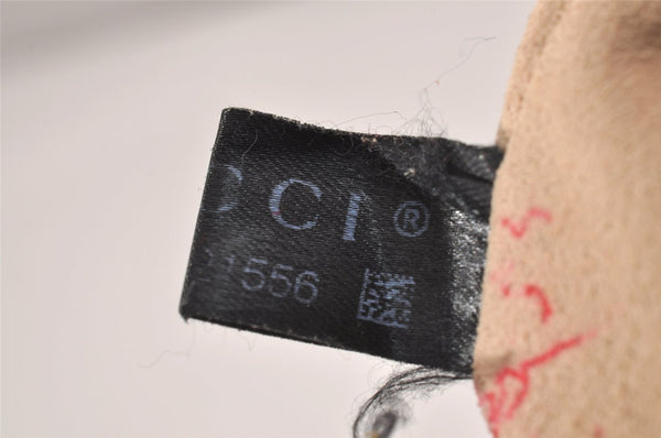 Authentic GUCCI GG Marmont Chain Shoulder Cross Bag Leather 447632 White 5336J