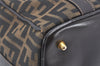 Authentic FENDI Zucca 2Way Shoulder Hand Bag Purse Canvas Leather Brown 5336K