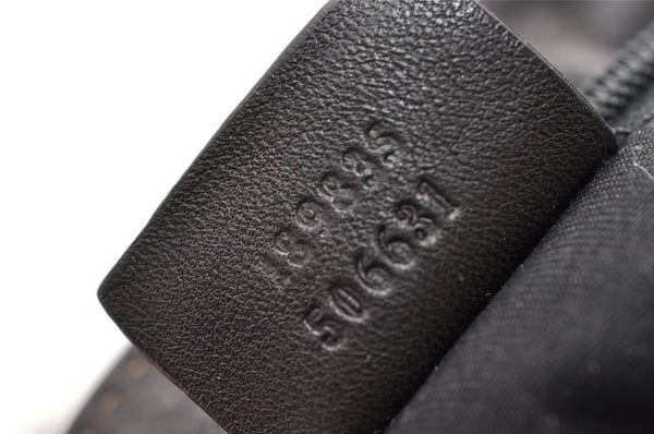 Authentic GUCCI Vintage Abbey Shoulder Tote Bag Leather 189835 Brown 5337I