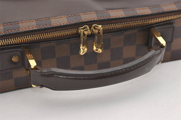 Auth Louis Vuitton Damier Porte Ordinatur Tours Sabana Briefcase N53355 LV 5337J