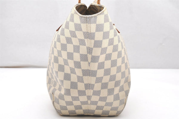 Authentic Louis Vuitton Damier Azur Salina PM Tote Bag N41208 LV Junk 5337K