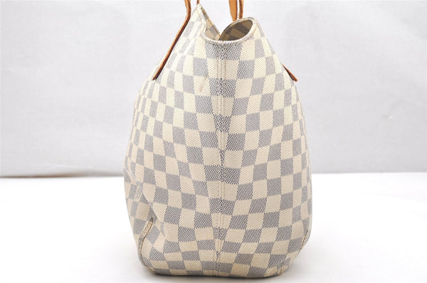 Authentic Louis Vuitton Damier Azur Salina PM Tote Bag N41208 LV Junk 5337K