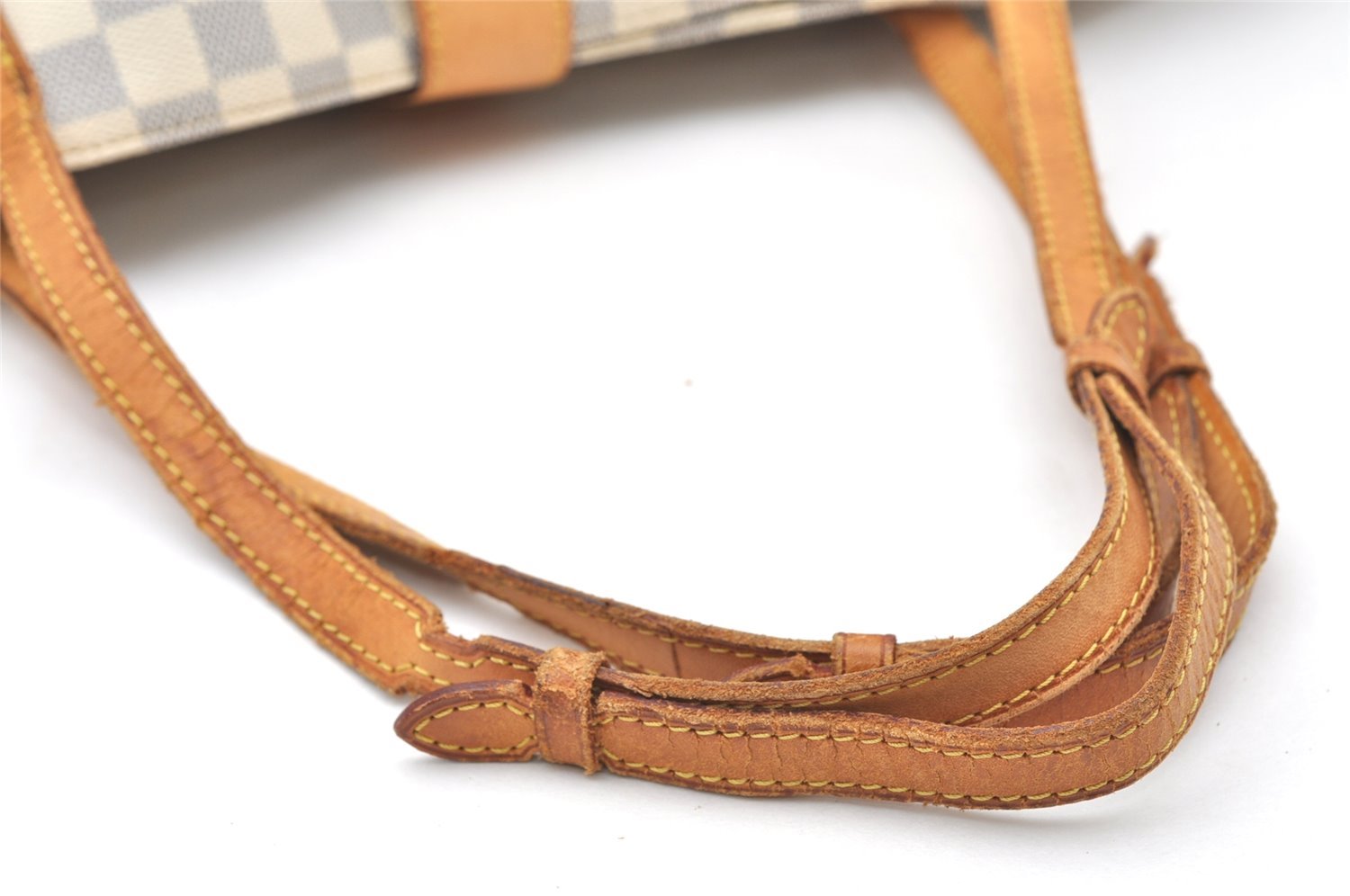 Authentic Louis Vuitton Damier Azur Salina PM Tote Bag N41208 LV Junk 5337K