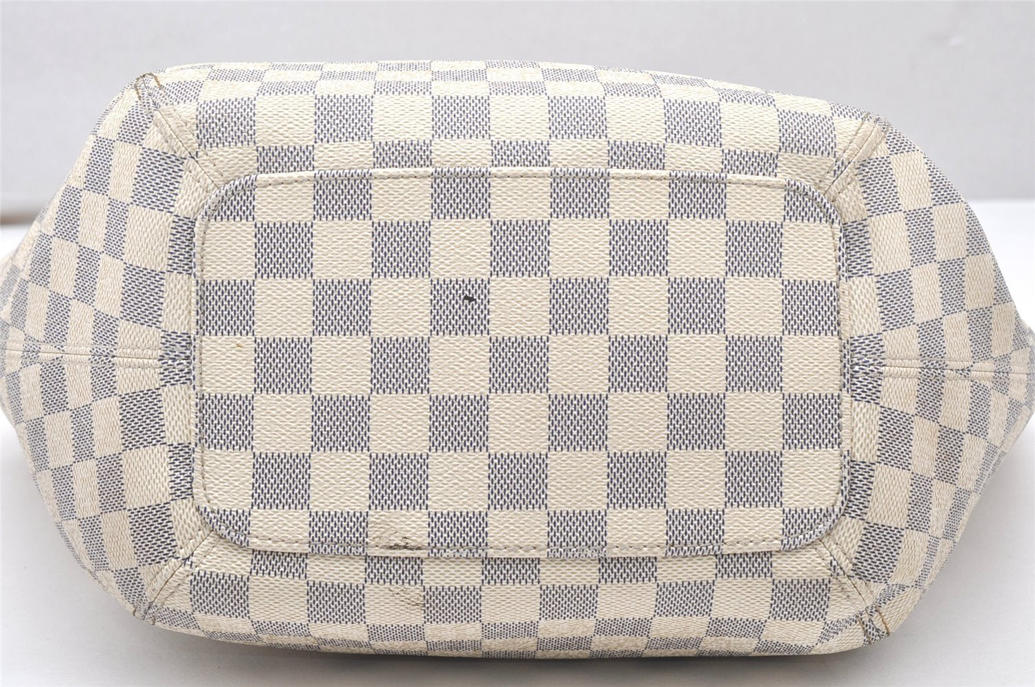 Authentic Louis Vuitton Damier Azur Salina PM Tote Bag N41208 LV Junk 5337K