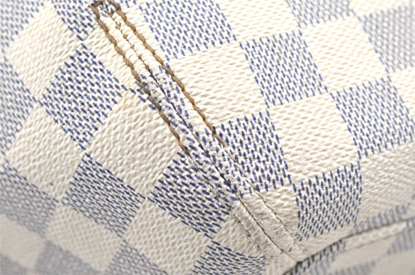 Authentic Louis Vuitton Damier Azur Salina PM Tote Bag N41208 LV Junk 5337K