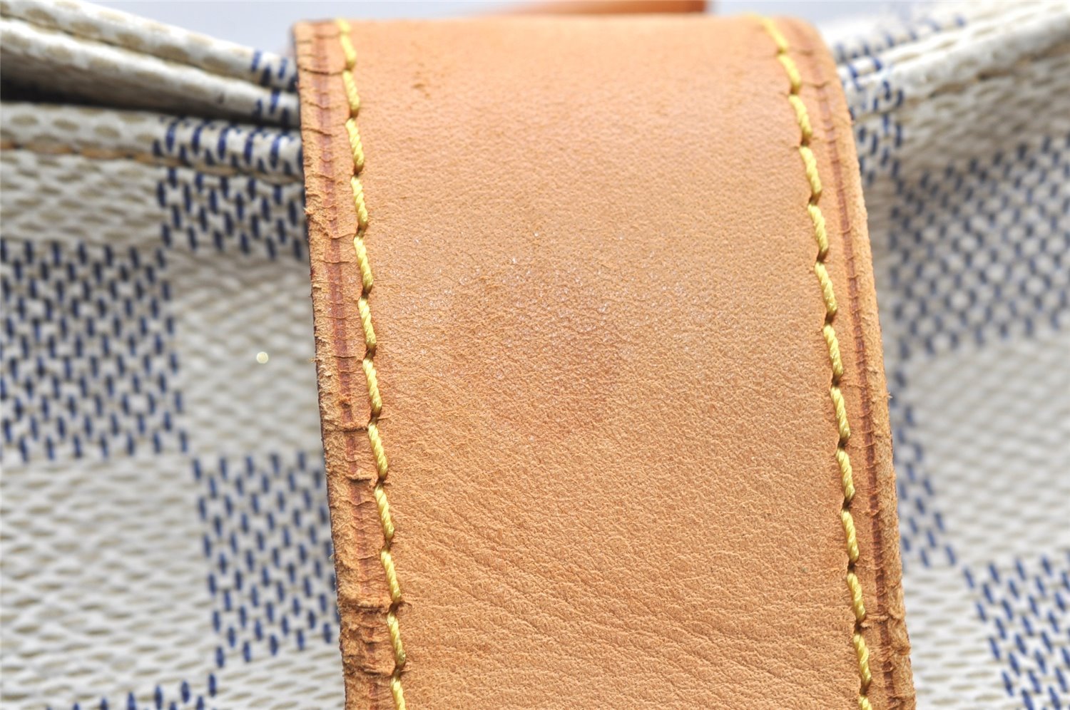 Authentic Louis Vuitton Damier Azur Salina PM Tote Bag N41208 LV Junk 5337K