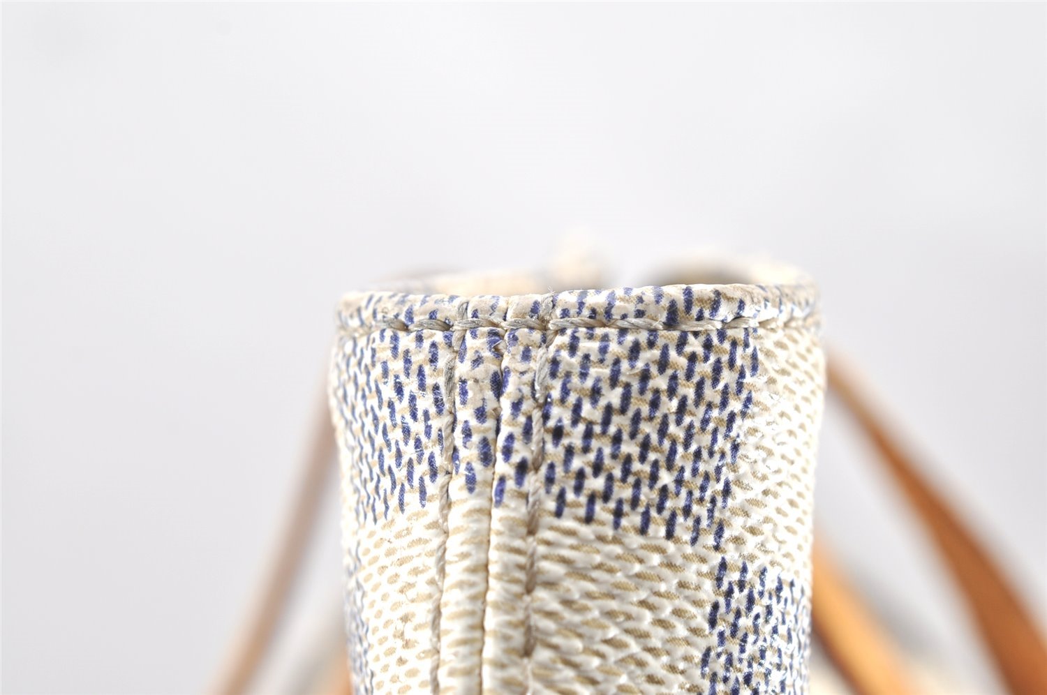 Authentic Louis Vuitton Damier Azur Salina PM Tote Bag N41208 LV Junk 5337K