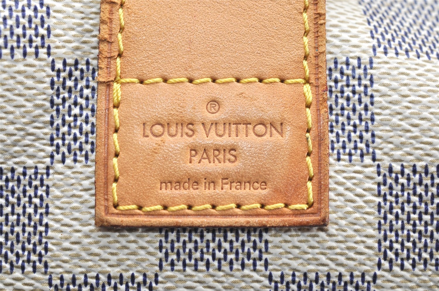 Authentic Louis Vuitton Damier Azur Salina PM Tote Bag N41208 LV Junk 5337K