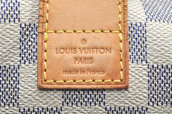 Authentic Louis Vuitton Damier Azur Salina PM Tote Bag N41208 LV Junk 5337K