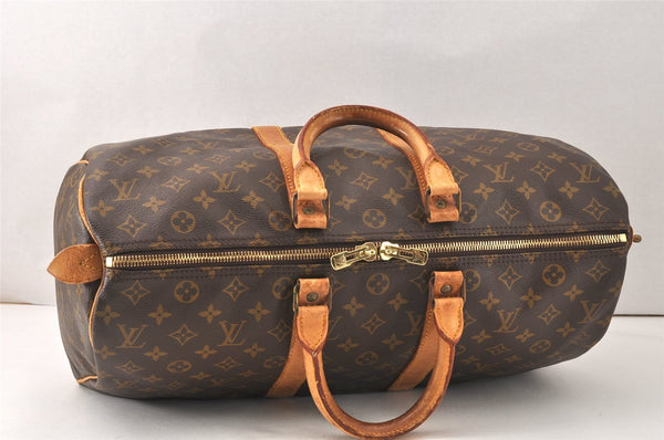 Authentic Louis Vuitton Monogram Keepall 45 Travel Boston Bag Old Model LV 5338K