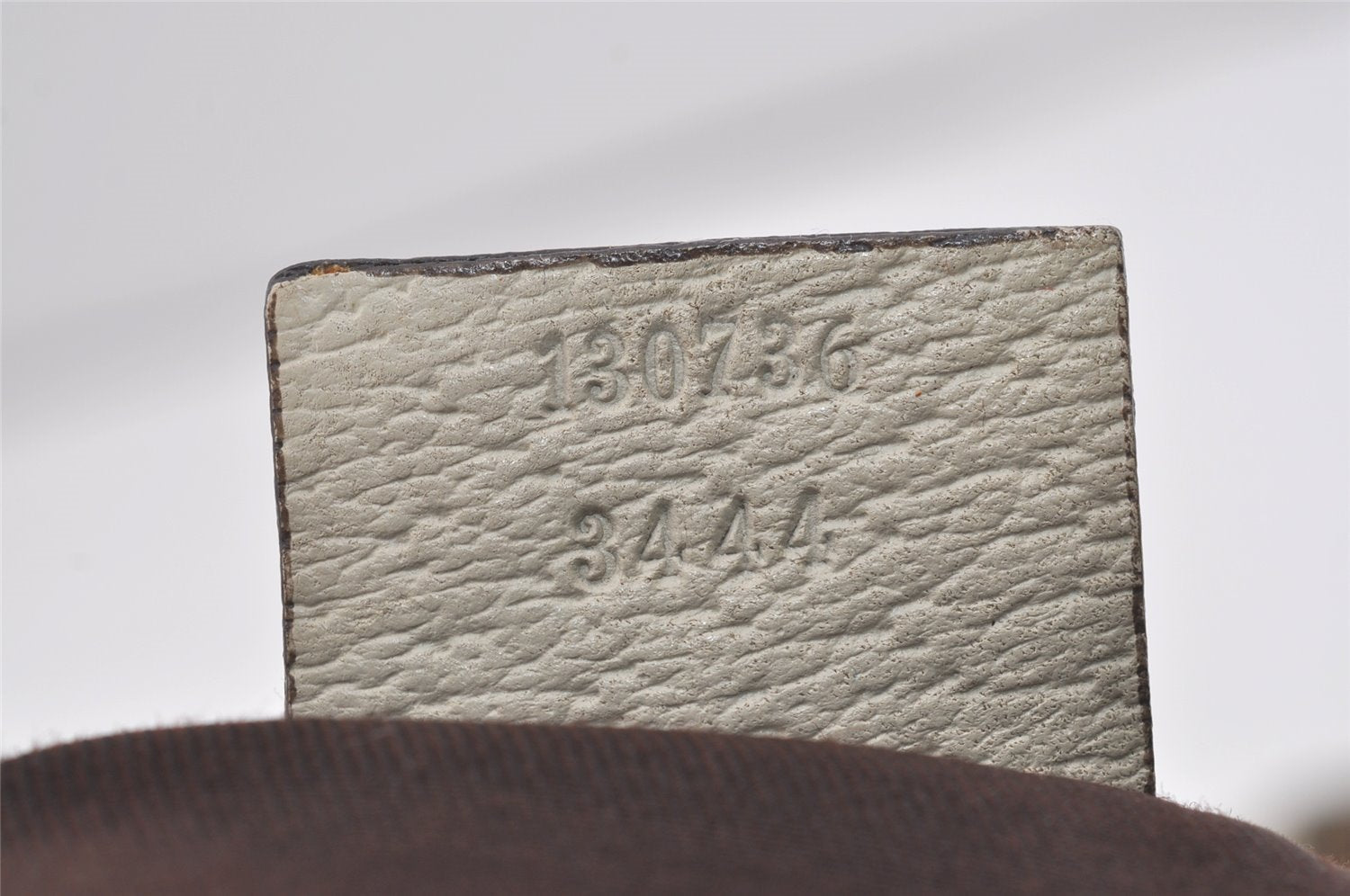 Authentic GUCCI Abbey Shoulder Tote Bag GG Canvas Leather 130736 Brown 5339I