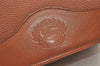 Authentic Burberrys Vintage Leather Shoulder Cross Body Bag Purse Brown 5339J