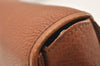 Authentic Burberrys Vintage Leather Shoulder Cross Body Bag Purse Brown 5339J