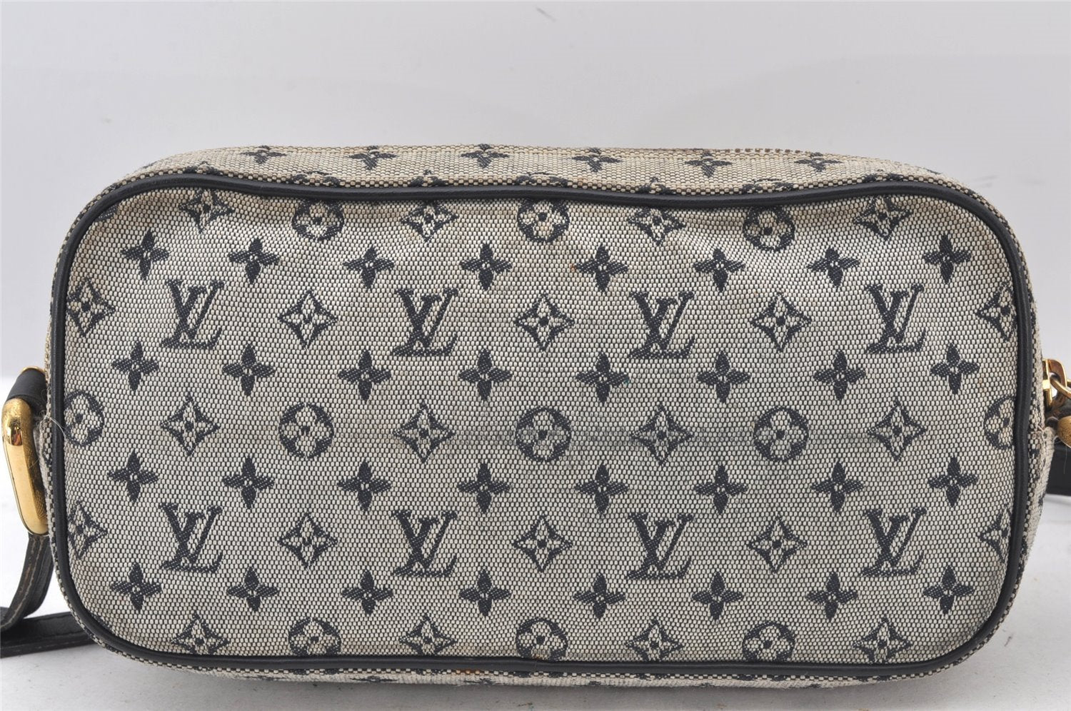 Auth Louis Vuitton Monogram Mini Juliet MM Shoulder Bag M92217 Blue Junk 5339K