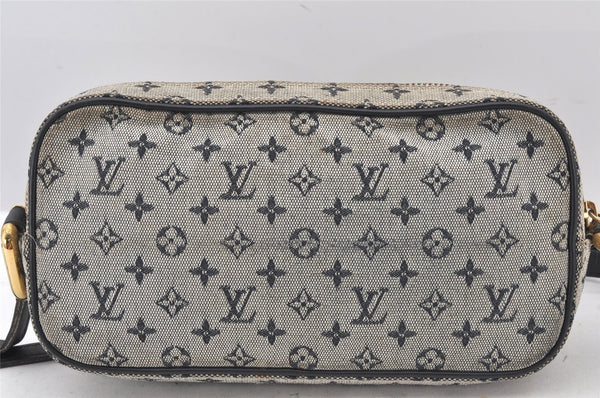 Auth Louis Vuitton Monogram Mini Juliet MM Shoulder Bag M92217 Blue Junk 5339K