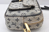 Auth Louis Vuitton Monogram Mini Juliet MM Shoulder Bag M92217 Blue Junk 5339K