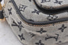 Auth Louis Vuitton Monogram Mini Juliet MM Shoulder Bag M92217 Blue Junk 5339K