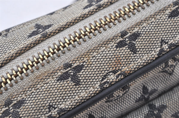 Auth Louis Vuitton Monogram Mini Juliet MM Shoulder Bag M92217 Blue Junk 5339K