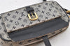 Auth Louis Vuitton Monogram Mini Juliet MM Shoulder Bag M92217 Blue Junk 5339K