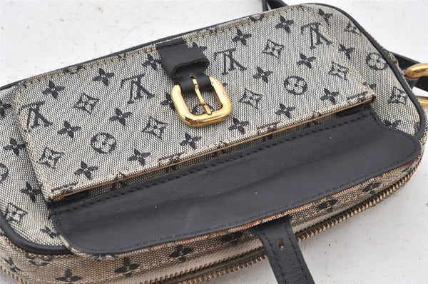 Auth Louis Vuitton Monogram Mini Juliet MM Shoulder Bag M92217 Blue Junk 5339K
