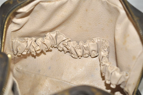 Auth Louis Vuitton Monogram Trousse Toilette 23 Clutch Hand Bag M47524 LV 5341I