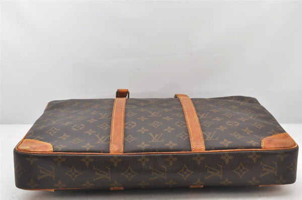 Authentic Louis Vuitton Monogram Porte Documents Voyage M53361 Briefcase 5341K