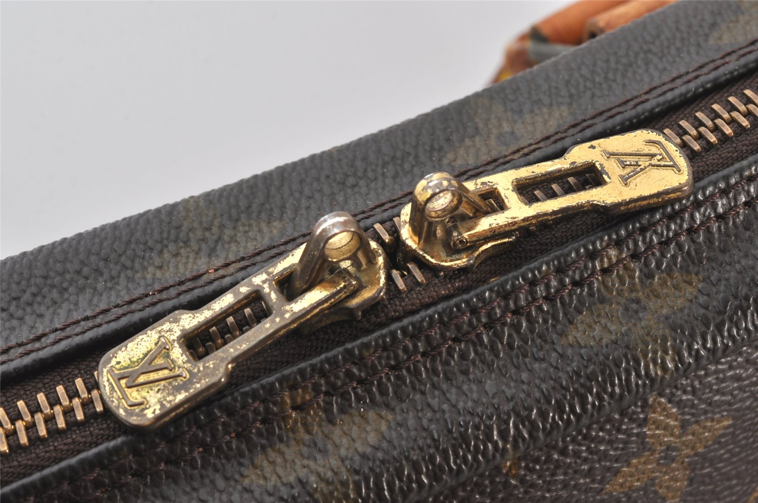 Authentic Louis Vuitton Monogram Porte Documents Voyage M53361 Briefcase 5341K