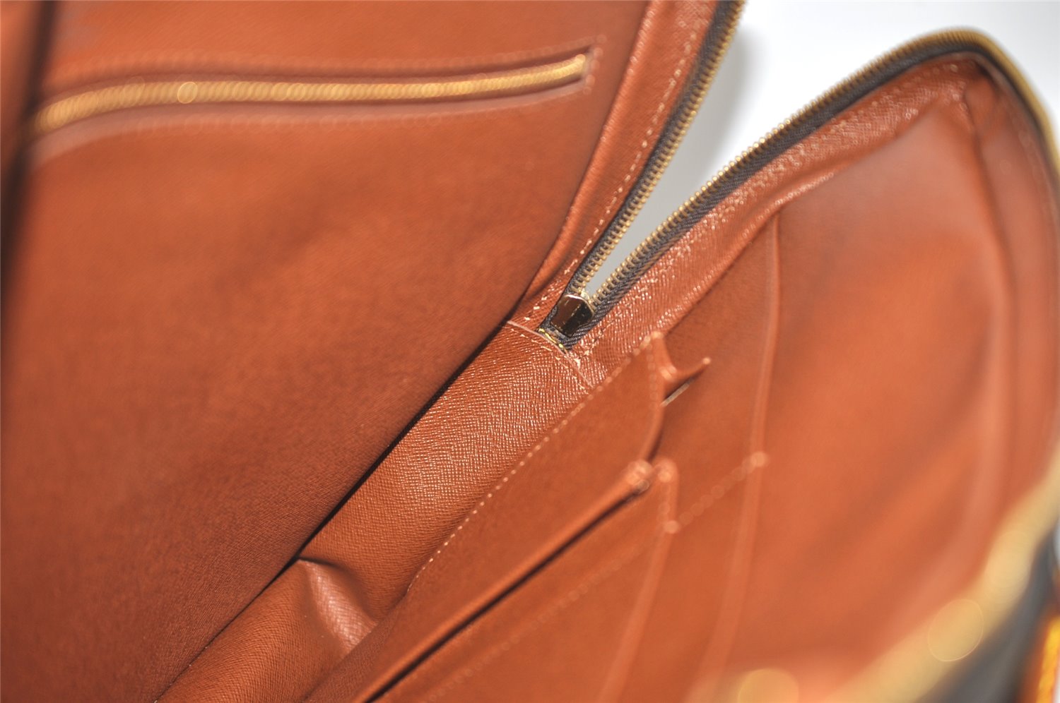 Authentic Louis Vuitton Monogram Porte Documents Voyage M53361 Briefcase 5341K