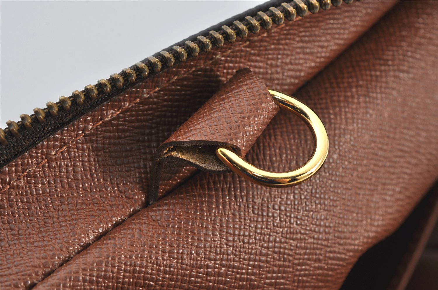 Authentic Louis Vuitton Monogram Porte Documents Voyage M53361 Briefcase 5341K