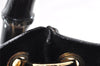 Authentic GUCCI Bamboo Vintage Shoulder Hand Bag Purse Leather Black 5342I