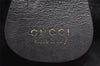 Authentic GUCCI Bamboo Vintage Shoulder Hand Bag Purse Leather Black 5342I