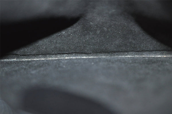 Authentic GUCCI Bamboo Vintage Shoulder Hand Bag Purse Leather Black 5342I