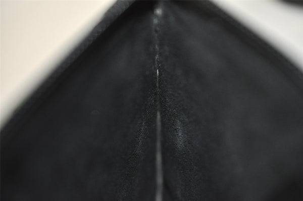 Authentic GUCCI Bamboo Vintage Shoulder Hand Bag Purse Leather Black 5342I