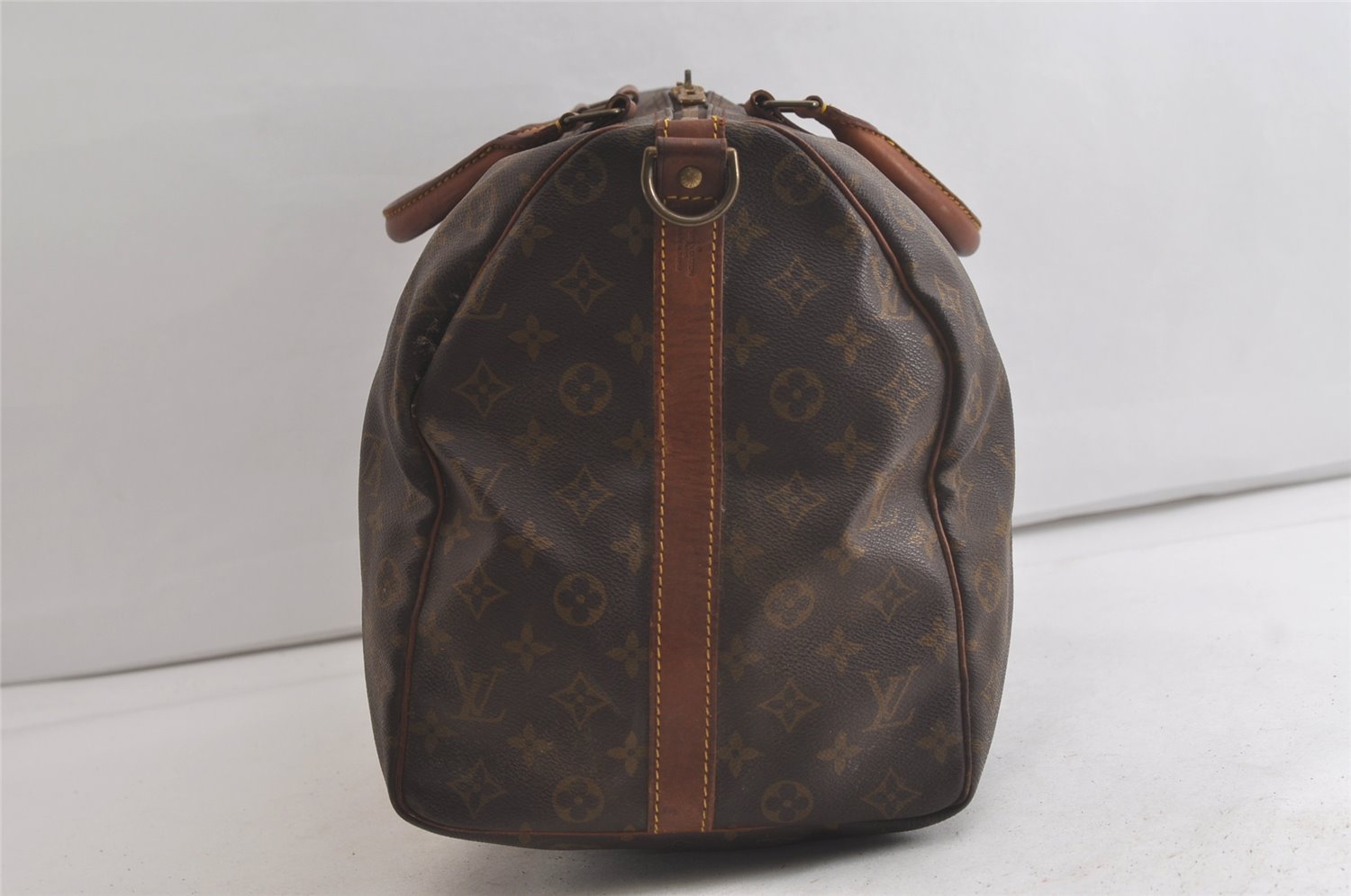 Authentic Louis Vuitton Monogram Keepall Bandouliere 50 M41416 Boston Bag 5342K