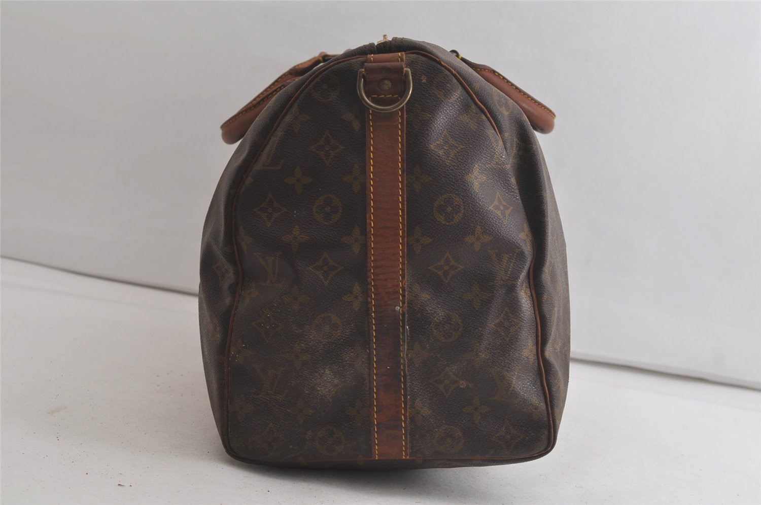 Authentic Louis Vuitton Monogram Keepall Bandouliere 50 M41416 Boston Bag 5342K