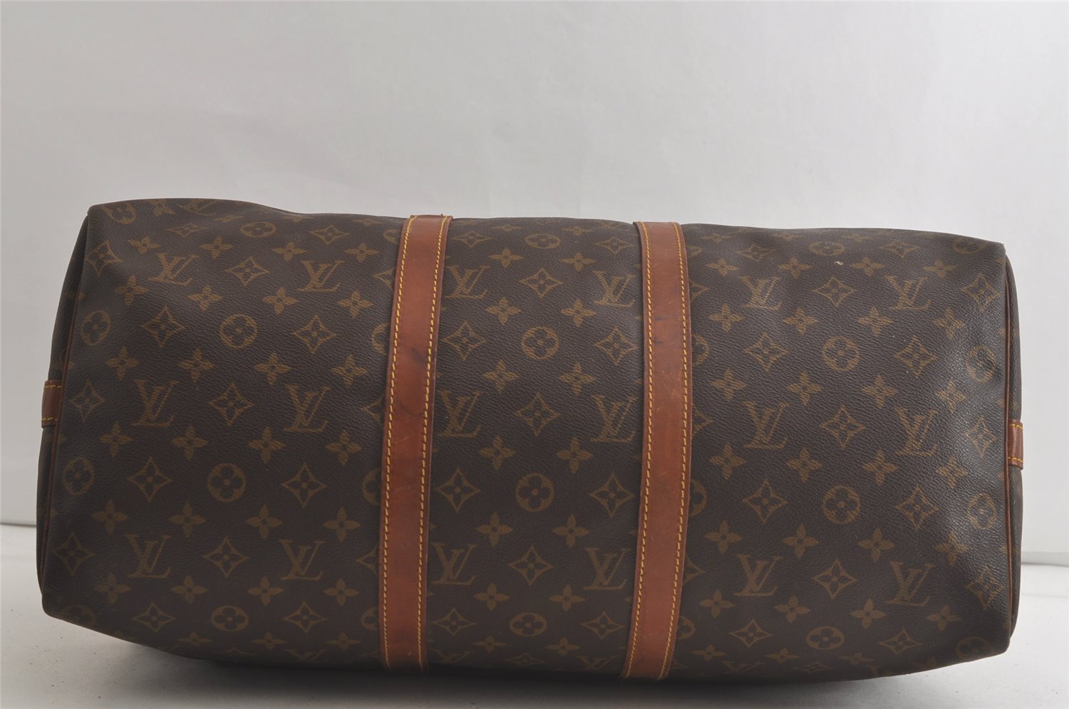 Authentic Louis Vuitton Monogram Keepall Bandouliere 50 M41416 Boston Bag 5342K