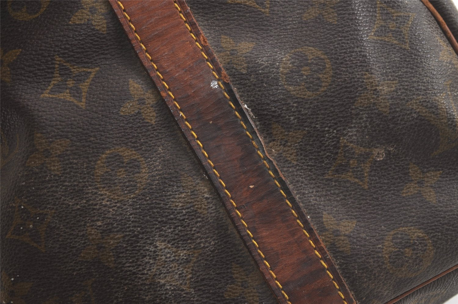 Authentic Louis Vuitton Monogram Keepall Bandouliere 50 M41416 Boston Bag 5342K