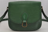 Auth Louis Vuitton Epi Saint Cloud GM Shoulder Cross Bag Green M52194 LV 5343J