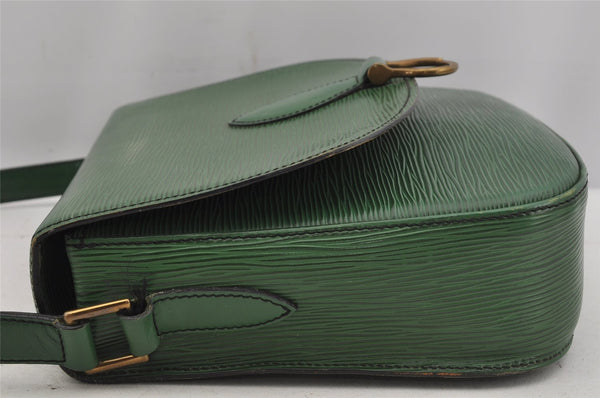 Auth Louis Vuitton Epi Saint Cloud GM Shoulder Cross Bag Green M52194 LV 5343J