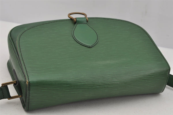 Auth Louis Vuitton Epi Saint Cloud GM Shoulder Cross Bag Green M52194 LV 5343J