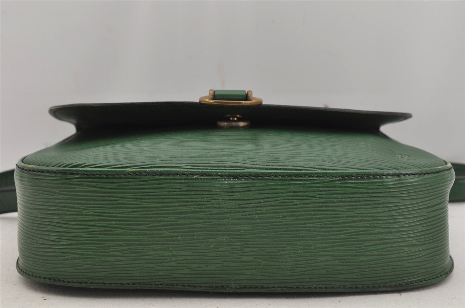 Auth Louis Vuitton Epi Saint Cloud GM Shoulder Cross Bag Green M52194 LV 5343J