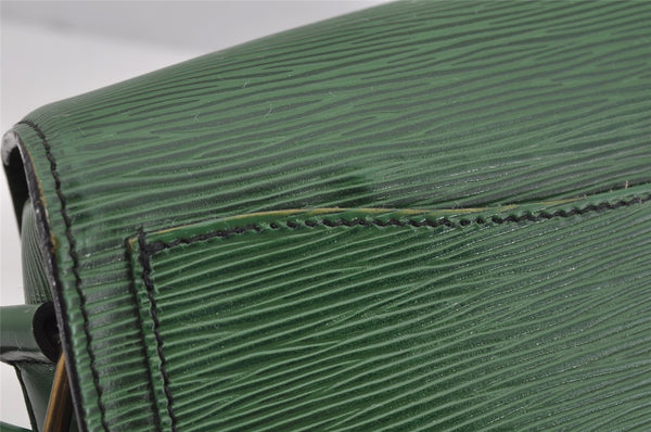 Auth Louis Vuitton Epi Saint Cloud GM Shoulder Cross Bag Green M52194 LV 5343J