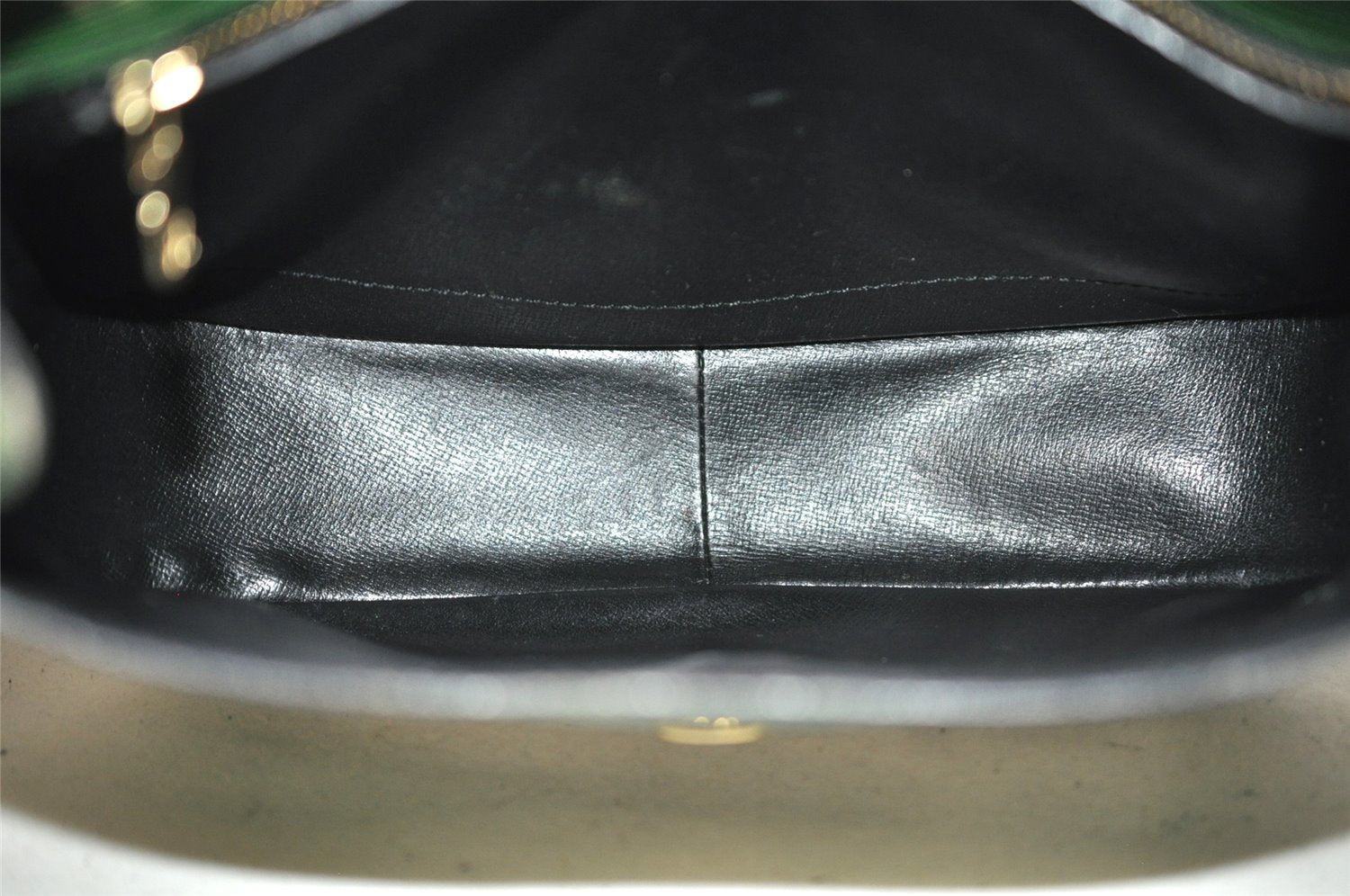 Auth Louis Vuitton Epi Saint Cloud GM Shoulder Cross Bag Green M52194 LV 5343J