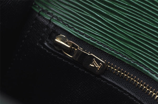 Auth Louis Vuitton Epi Saint Cloud GM Shoulder Cross Bag Green M52194 LV 5343J