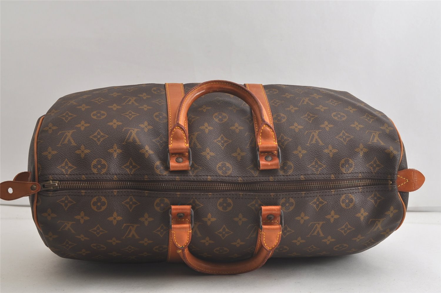 Authentic Louis Vuitton Monogram Keepall 45 Travel Boston Bag Old Model LV 5343K