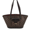 Authentic Louis Vuitton Damier Manosque PM Shoulder Tote Bag N51121 LV 5345J