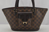Authentic Louis Vuitton Damier Manosque PM Shoulder Tote Bag N51121 LV 5345J