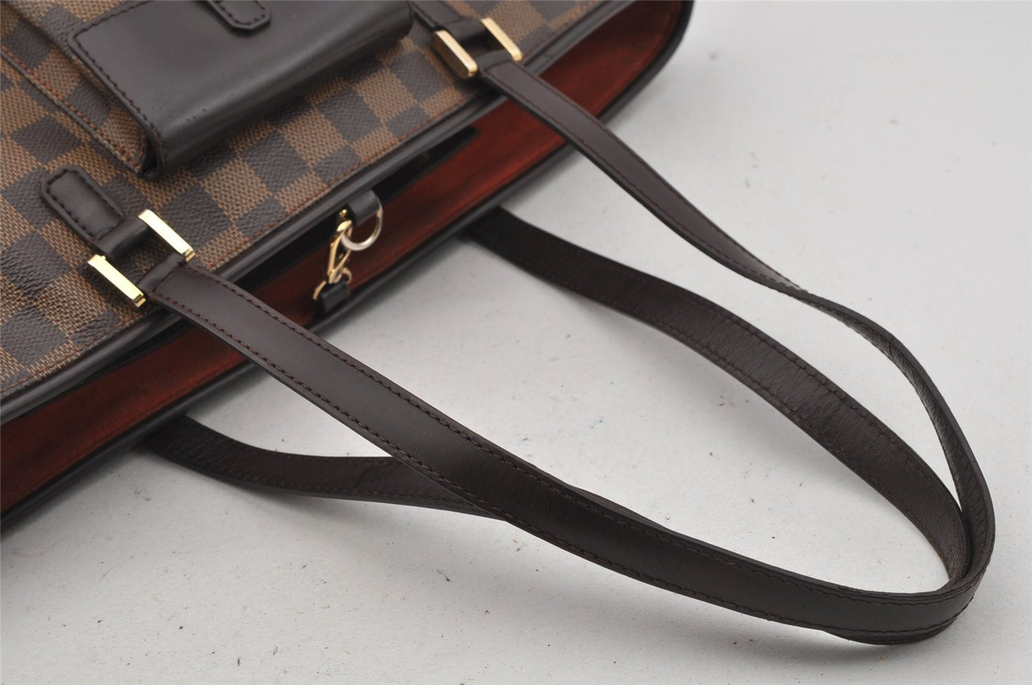 Authentic Louis Vuitton Damier Manosque PM Shoulder Tote Bag N51121 LV 5345J