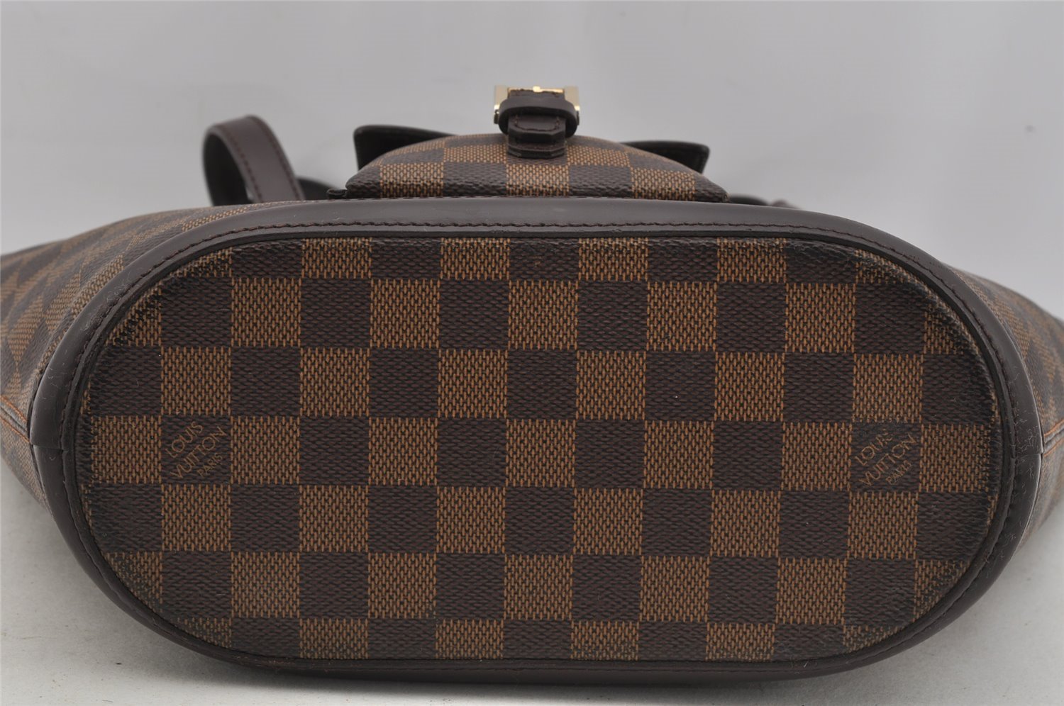 Authentic Louis Vuitton Damier Manosque PM Shoulder Tote Bag N51121 LV 5345J